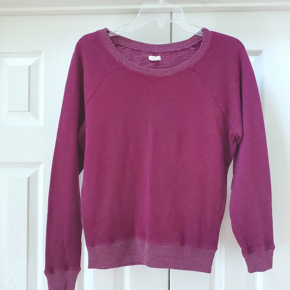 Aerie Purple Sweater MEDIUM